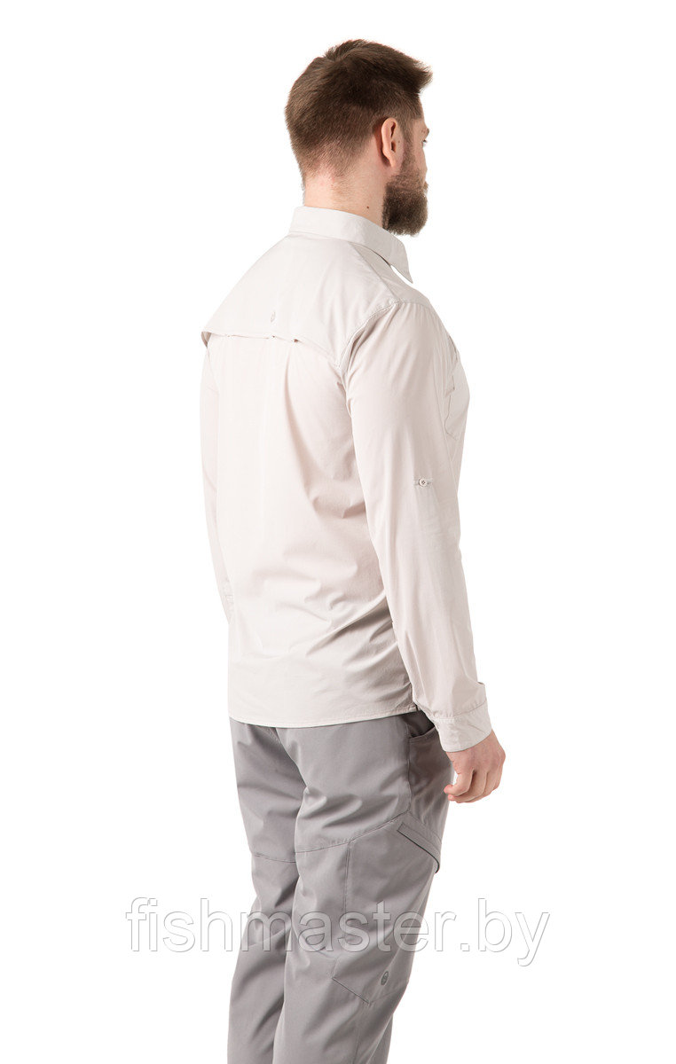 Рубашка FHM Airy цвет Бежевый XL - фото 6 - id-p149283321