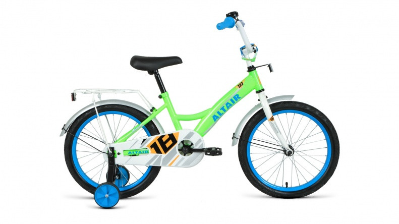 Велосипед детский Altair Kids 18" ярко-зеленый/синий