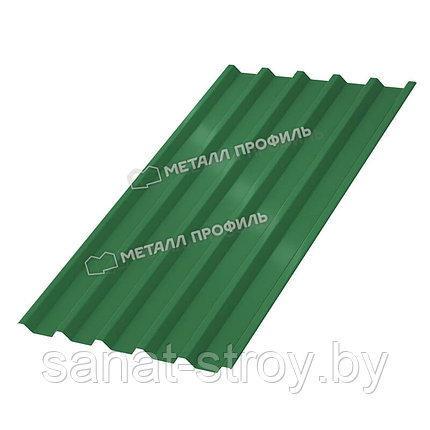 Профилированный лист С-44x1000-A (ПЭ-01-6002-0,45) RAL 6002 Зеленый лист, фото 2