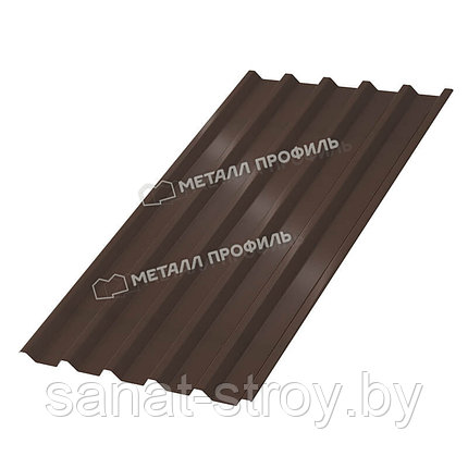 Профилированный лист С-44x1000-A (PURETAN-20-8017-0,5)  RAL 8017 Коричневый шоколад, фото 2