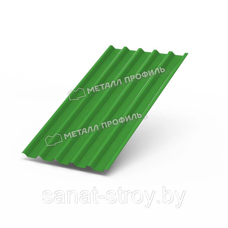 Профилированный лист С-44x1000-A NormanMP (ПЭ-01-6018-0,5) RAL 6018 Жёлто-зелёный