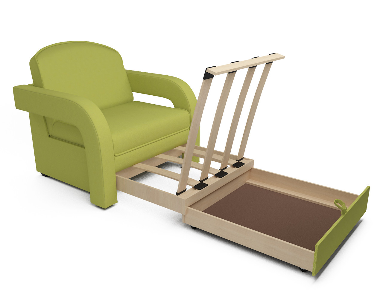 Кресло-кровать Кармен-2 (зеленый) - фото 3 - id-p125531113