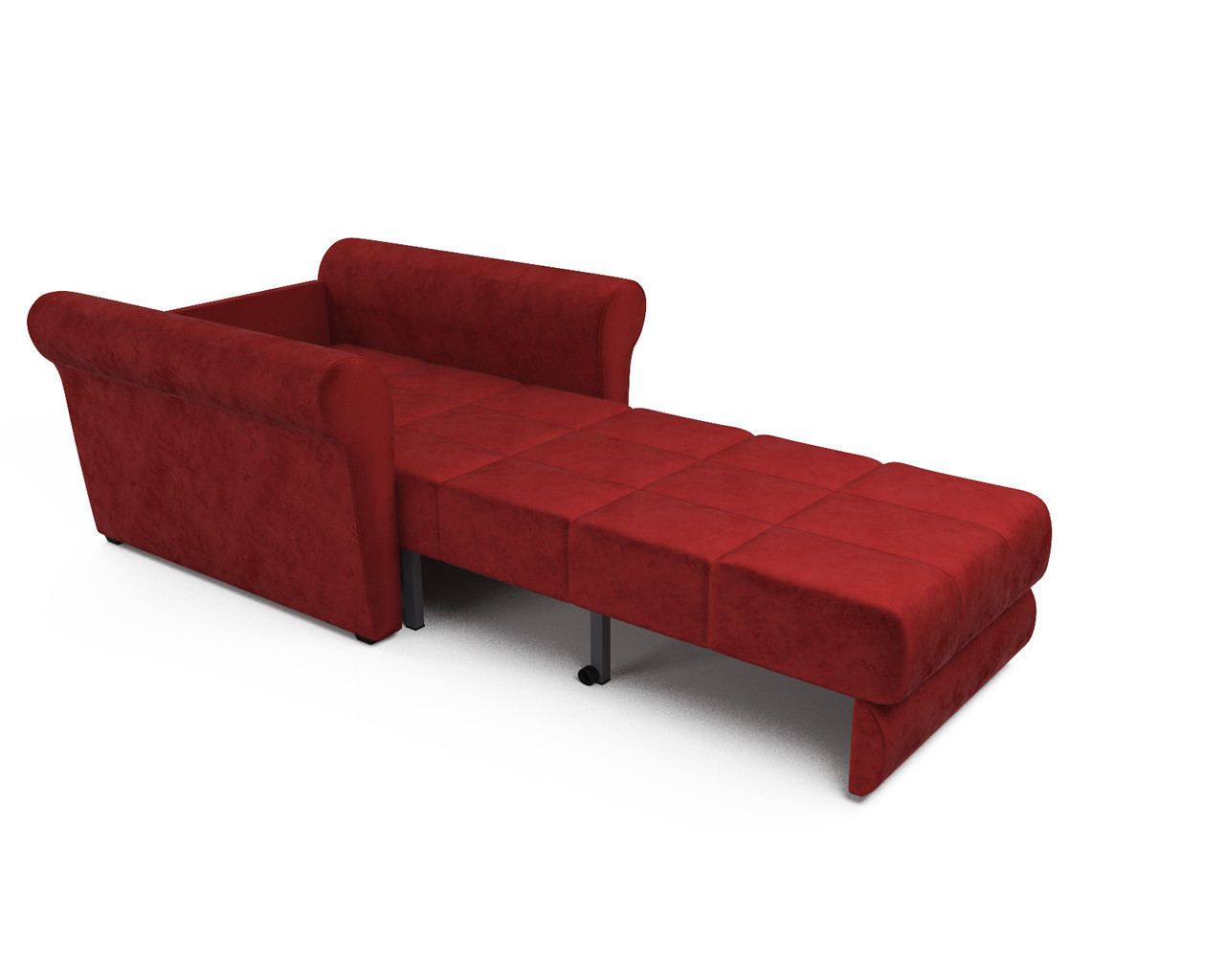 Кресло-кровать Гранд (бархат красный / STAR VELVET 3 DARK RED) - фото 2 - id-p125531129