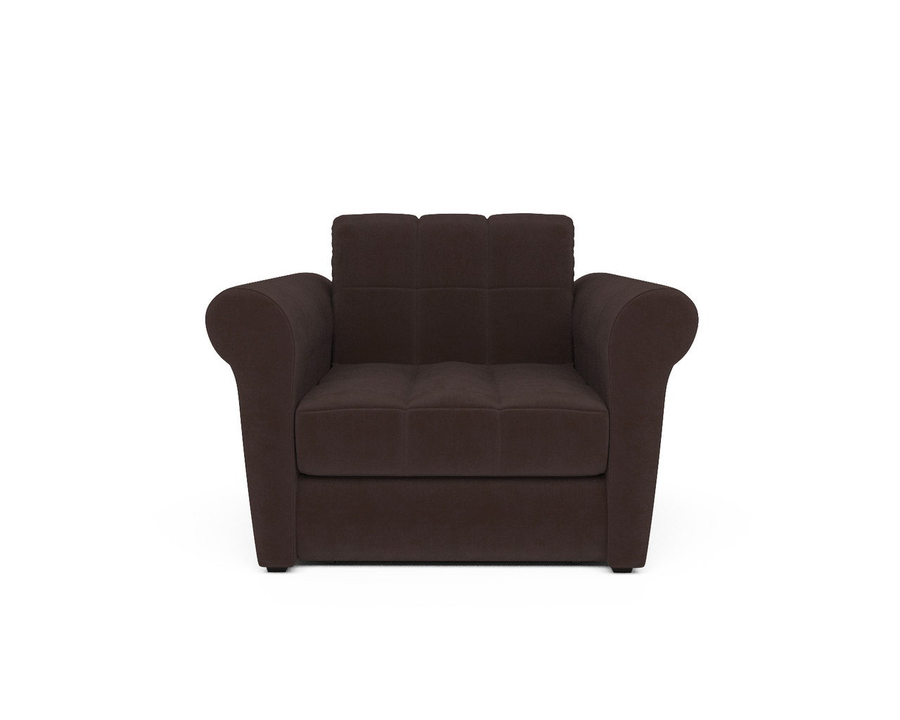 Кресло-кровать Гранд (велюр молочный шоколад / НВ-178/13) - фото 2 - id-p125564011