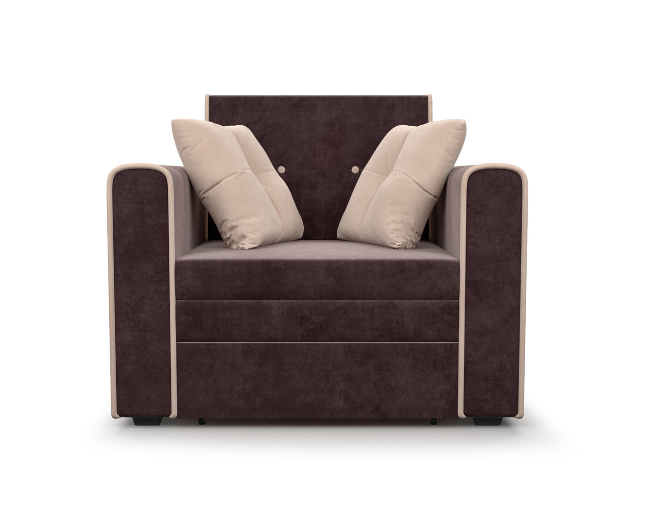 Кресло-кровать Санта (кордрой коричневый) - фото 3 - id-p125564018