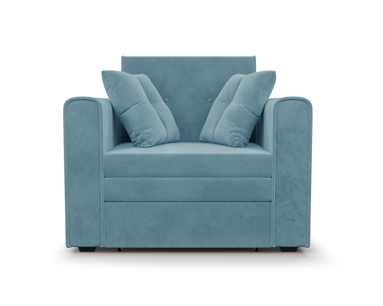 Кресло-кровать Санта (голубой - Luna 089) - фото 2 - id-p125564031