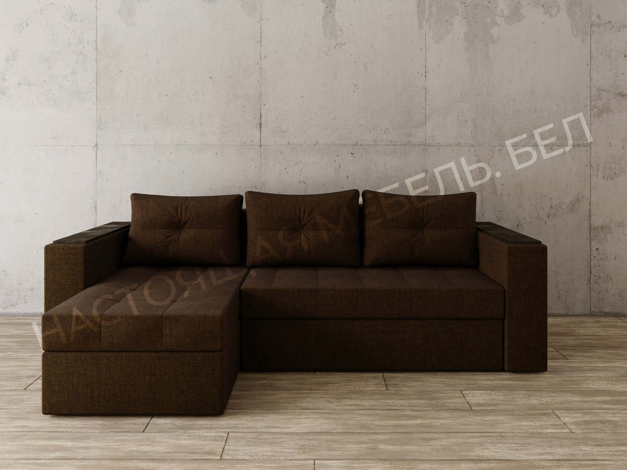 Угловой диван Константин с декором - фото 4 - id-p97752723