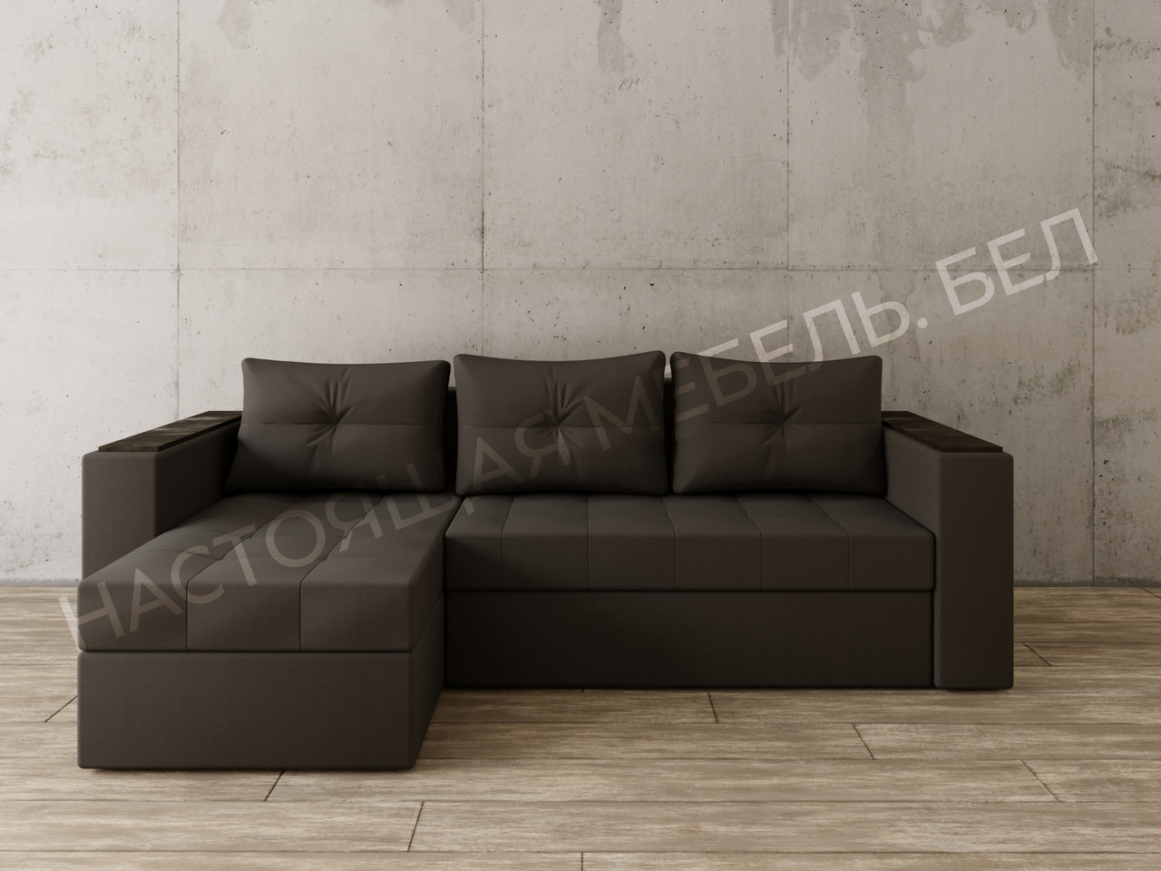 Угловой диван Константин с декором - фото 3 - id-p97752735