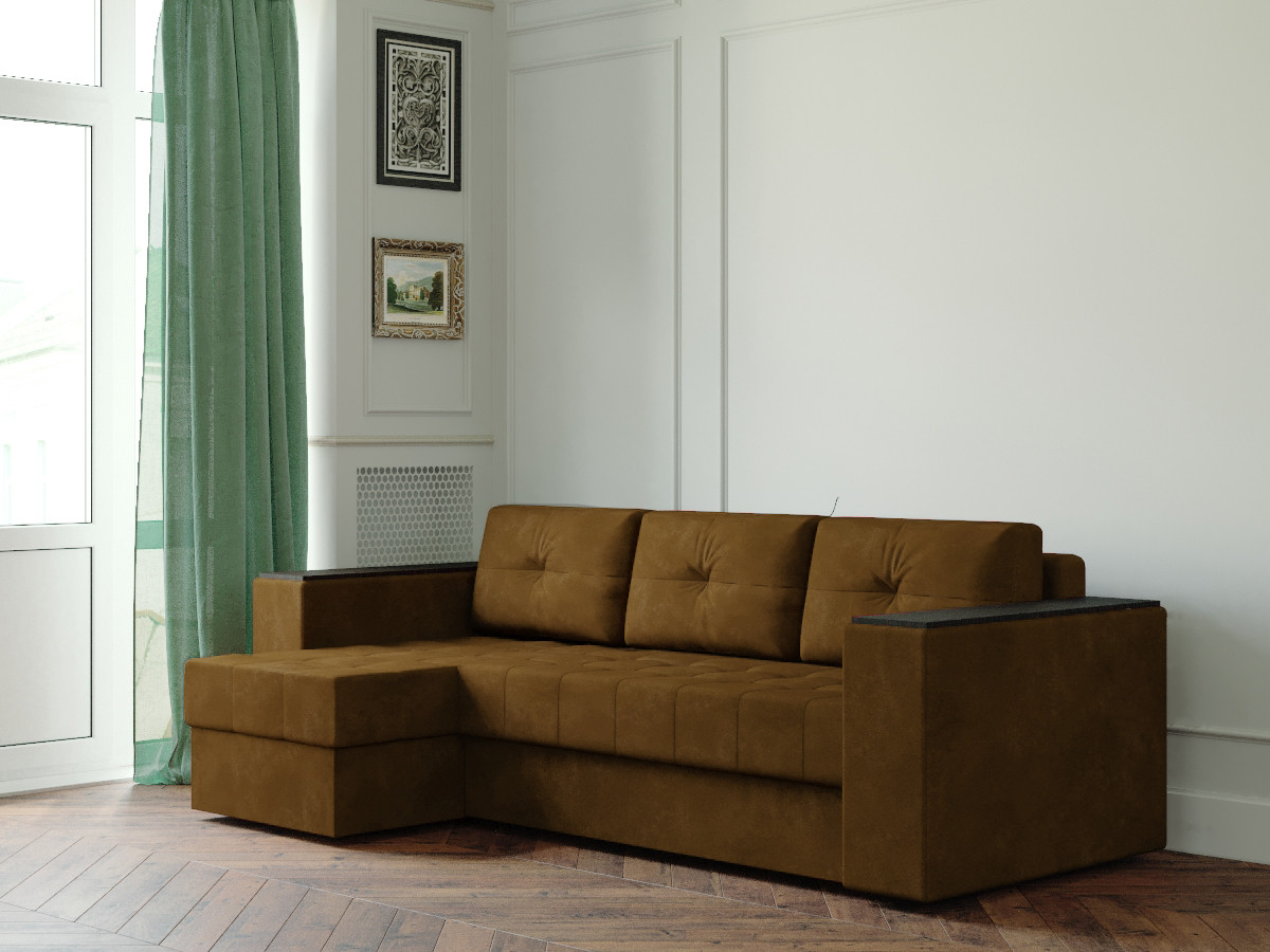 Угловой диван Ванкувер Лайт с декором - фото 5 - id-p111572238