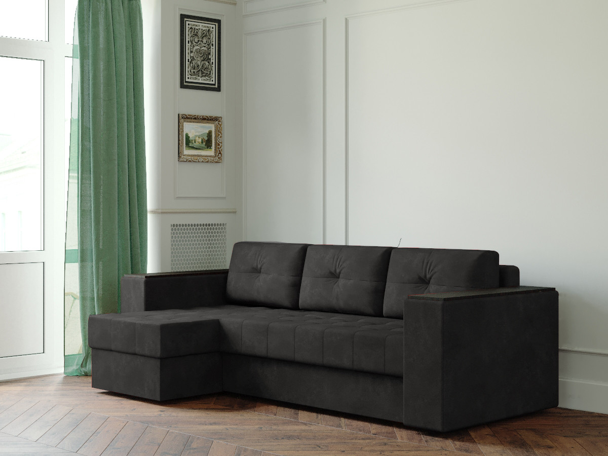 Угловой диван Ванкувер Лайт с декором - фото 4 - id-p111572243