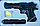 Пистолет металлический пневматический с глушителем на пульках 6мм(Пустынный Орёл), фото 5