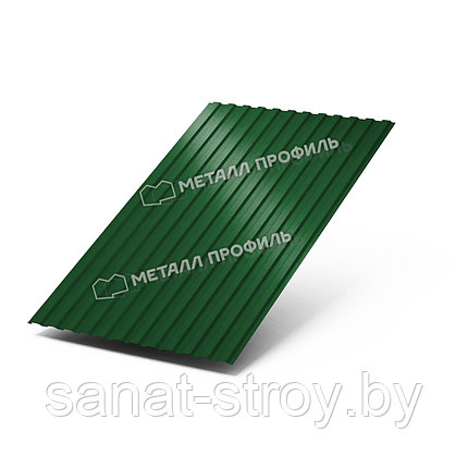 Профилированный лист МП-10x1100-A (ПЭ_Д-01-6005-0,45) RAL 6005 Зеленый мох, фото 2