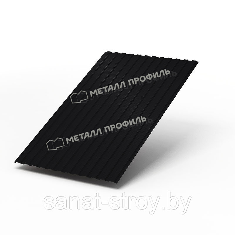 Профилированный лист МП-10x1100-A (VikingMP E-20-9005-0,5) RAL 9005 Черный темный