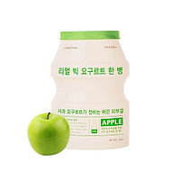 Тканевая маска для лица Real Big Yogurt One-Bottle (Apple) (A'PIEU), 21г