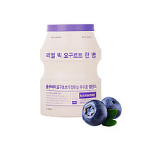 Тканевая маска для лица Real Big Yogurt One-Bottle (Blueberry) (A'PIEU), 21г