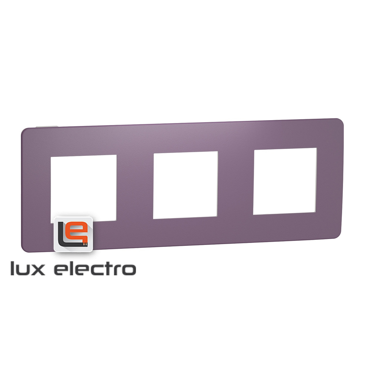 Рамка 3-постовая, лиловый/белый Unica Studio Color Schneider Electric - фото 1 - id-p149300264