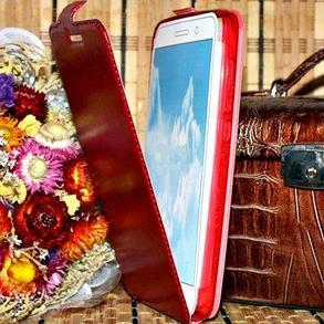 Чехол для Lenovo A5000 блокнот Experts Slim Flip Case LS, красный, фото 2