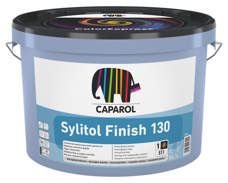 Краска фасадная Капарол Силитол-Финиш 130 Sylitol-Finish 130 База 3, 2,35л, на силикатной основе - фото 1 - id-p149301297