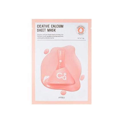 Тканевая маска для лица Cicative Calcium Sheet Mask (A'PIEU), 22г - фото 1 - id-p149302696