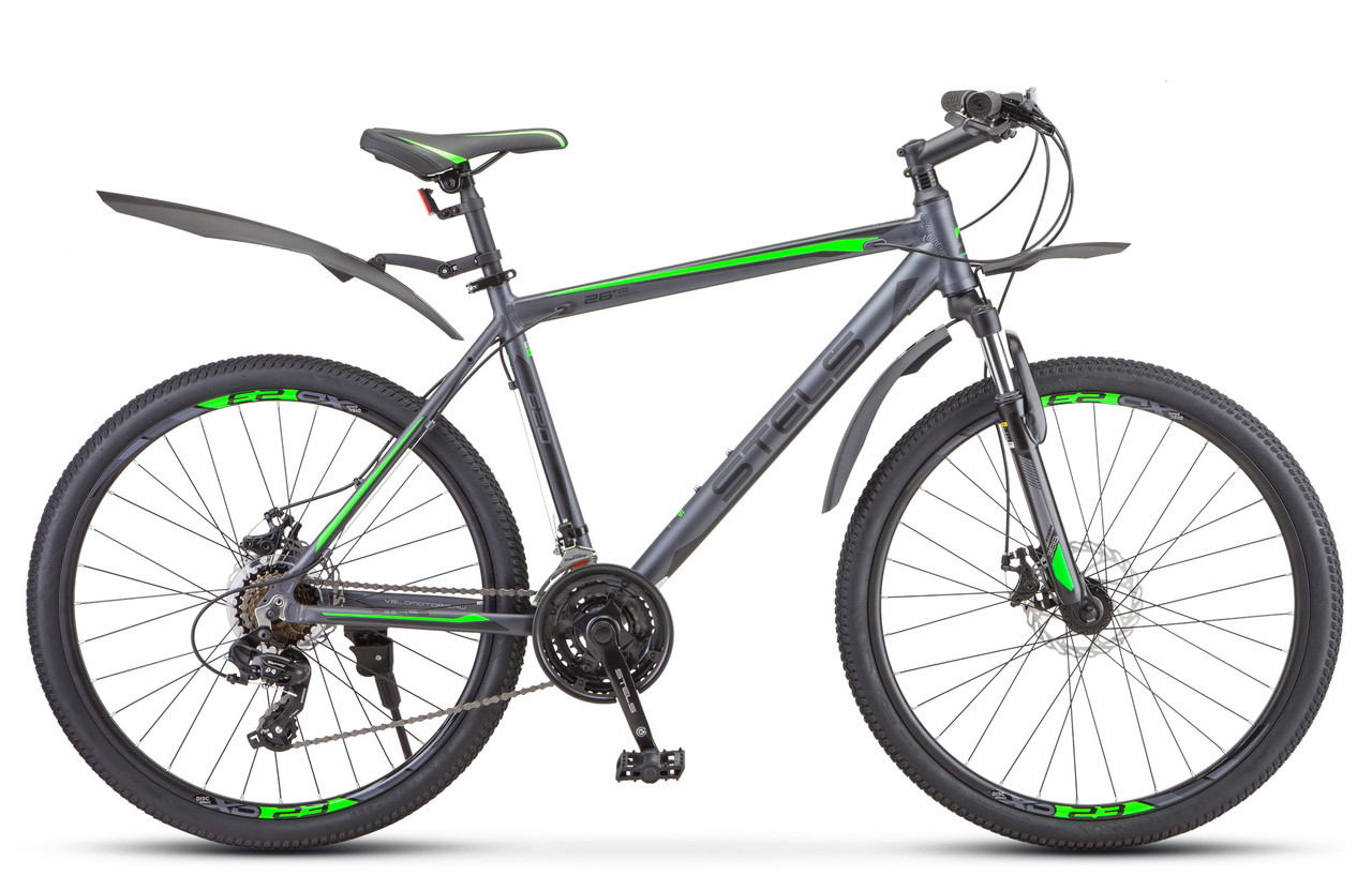Stels navigator 620 MD 26" V010 антрацит/зеленый
