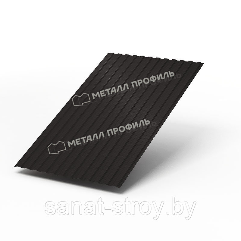 Профилированный лист МП-10x1100-A (PURMAN-20-RR32-0,5) RR 32 Темно-коричневый