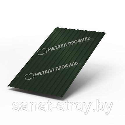 Профилированный лист МП-10x1100-A (PURETAN-20-RR11-0,5) RR 11 Элегантный зеленый, фото 2