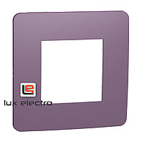Рамка 1-постовая, лиловый/бежевый Unica Studio Color Schneider Electric