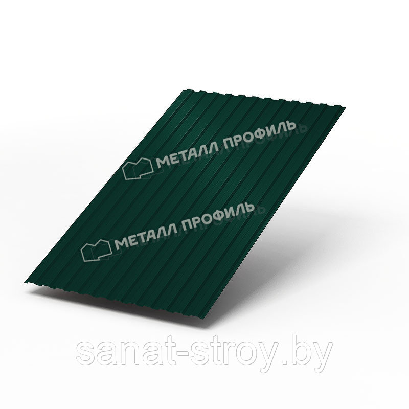 Профилированный лист МП-10x1100-A NormanMP (ПЭ-01-6005-0,5) RAL 6005 Зеленый мох - фото 1 - id-p149304726