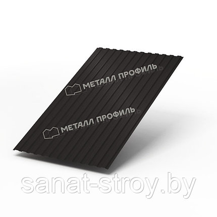 Профилированный лист МП-10x1100-A NormanMP (ПЭ-01-RR32-0,5) RR 32 Темно-коричневый, фото 2