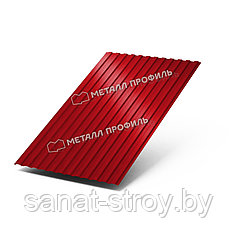 Профилированный лист МП-10x1100-A NormanMP (ПЭ-01-3020-0,5) RAL 3020 Красный насыщенный