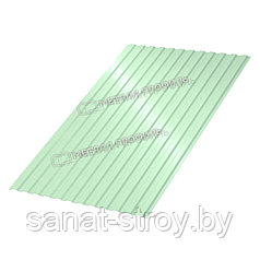 Профилированный лист МП-10x1100-A NormanMP (ПЭ-01-6019-0,5) RAL 6019 Зеленая пастель