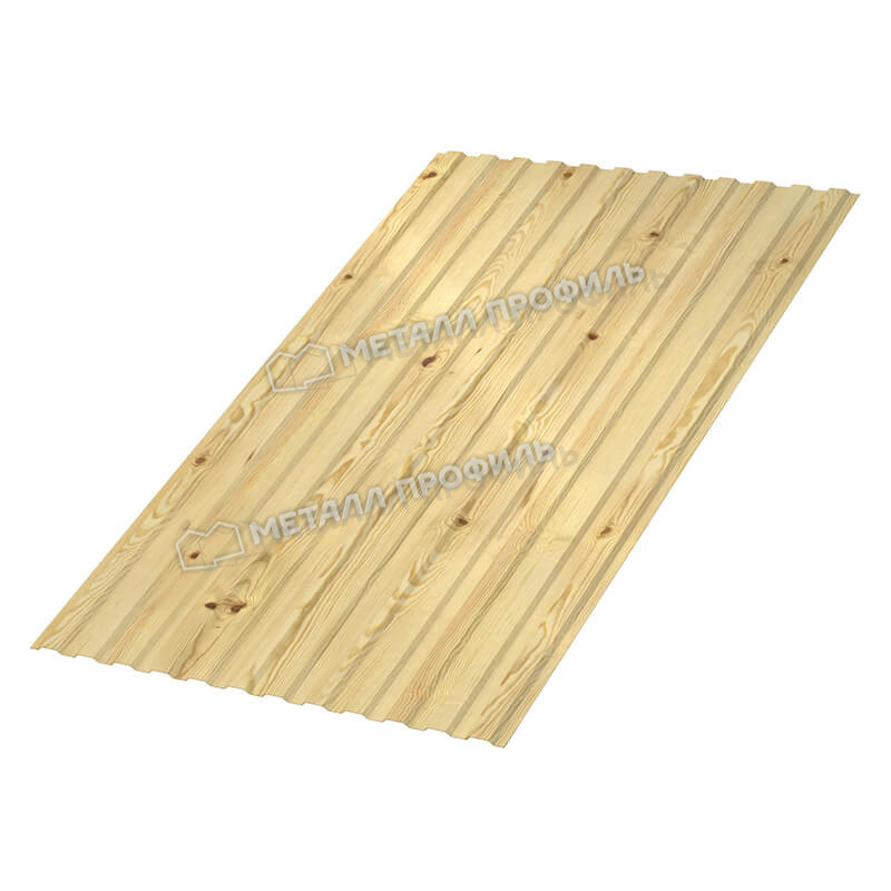 Профилированный лист МП-10х1100-A (ECOSTEEL_T-01-Сосна-0,5) Сосна