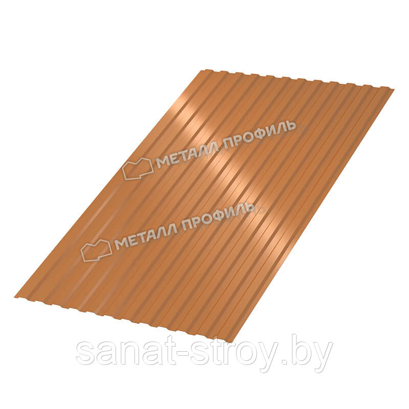 Профилированный лист МП-10x1100-A (AGNETA_Д-03-Copper-0,5) - фото 1 - id-p149305547