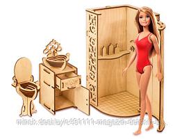 Конструктор ТЕРЕМОК  «Ванная для кукол типа Barbie»