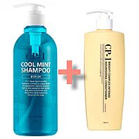 КОНДИЦИОНЕР СР-1 +ШАМПУНЬ ДЛЯ ВОЛОС ОХЛАЖДАЮЩИЙ CP-1 HEAD SPA COOL MINT SHAMPOO, 500 МЛ