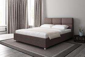 Кровать Dona 160/200 коричневая рогожка