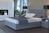Кровать Spring 160/200 серый вельвет