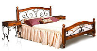 Кровать Глория 8 вишня (1600) 160 см двуспальная