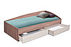 Кровать с ящиками "Фея 3" (венге/дуб линдберг) Олмеко, фото 8