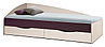 Кровать с ящиками "Фея 3" (вудлайн кремовый/баклажан) Олмеко, фото 2