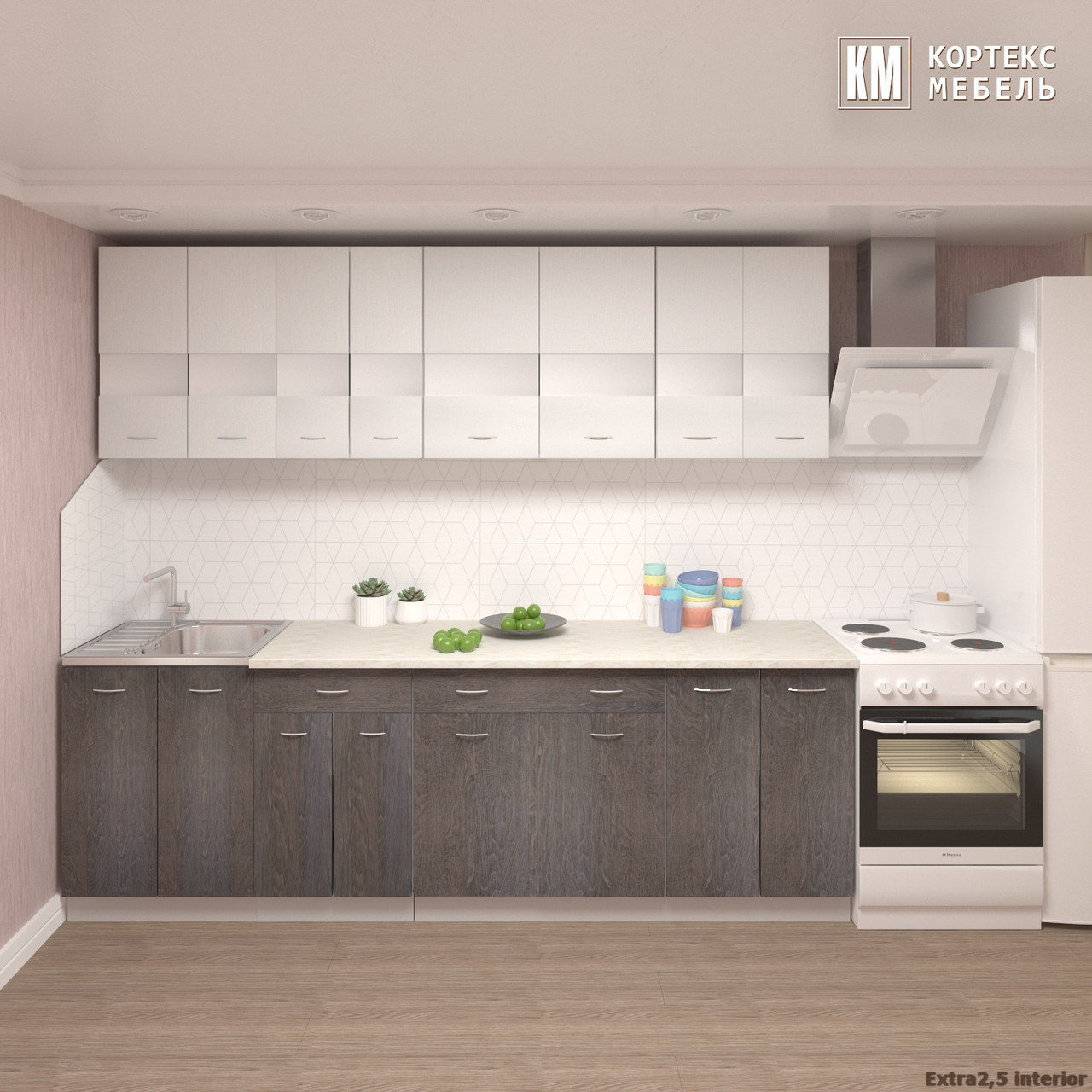 Кухня Корнелия Экстра 2,5м КОРТЕКС