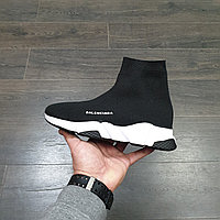 Кроссовки Balenciaga Speed Trainer Black White Black 37