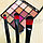 Набор кистей для макияжа в тубусе KYLIE RED/Black, RED/White 12 шт В белом тубусе с черным оформлением, фото 9