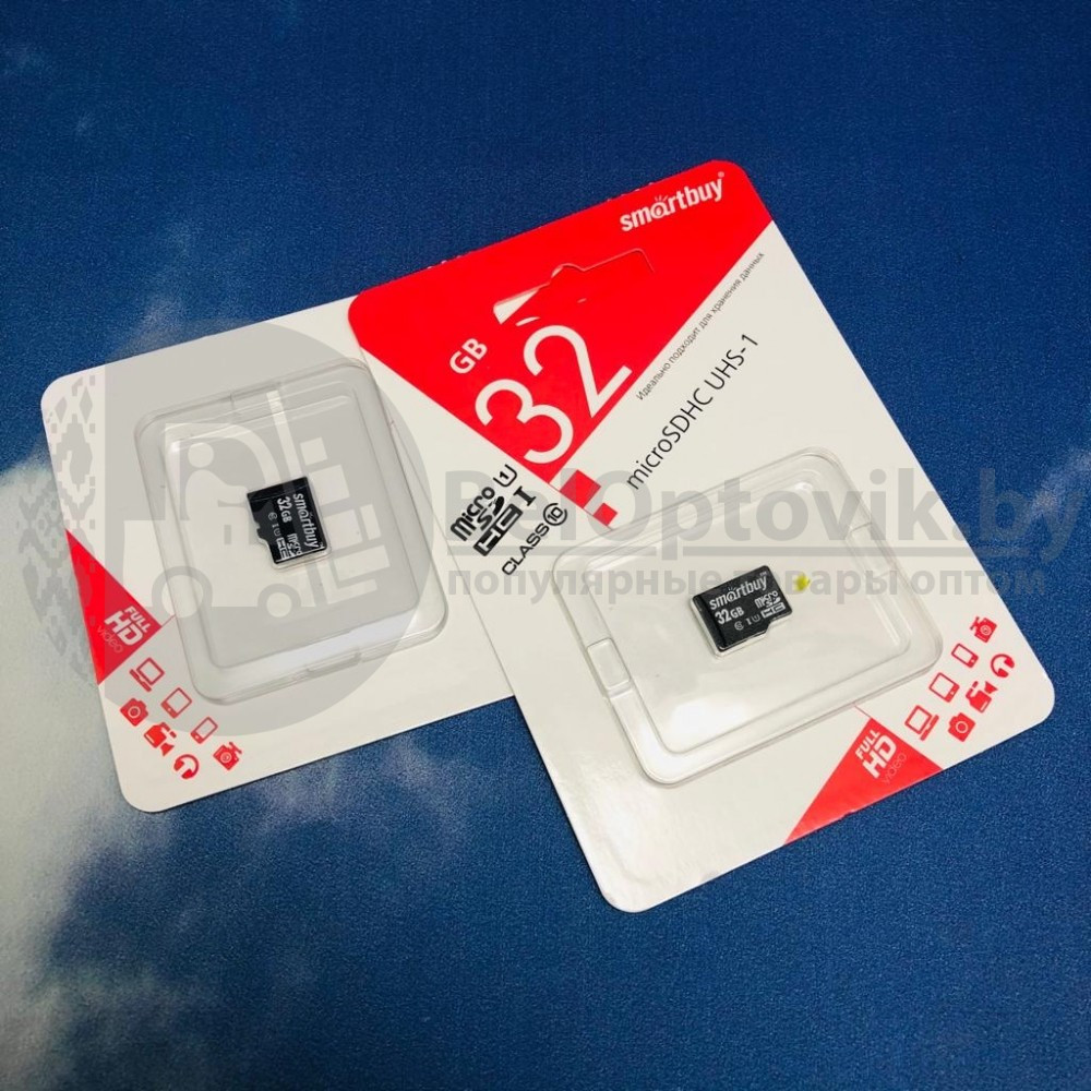 Карта памяти 32GB Smartbuy (Оригинал) micro SDНC 10 класс SD адаптер - фото 4 - id-p134091899