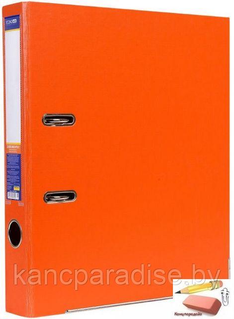 Папка-регистратор Economix 50 мм., PVC, двухсторонняя, оранжевая - фото 1 - id-p53426256