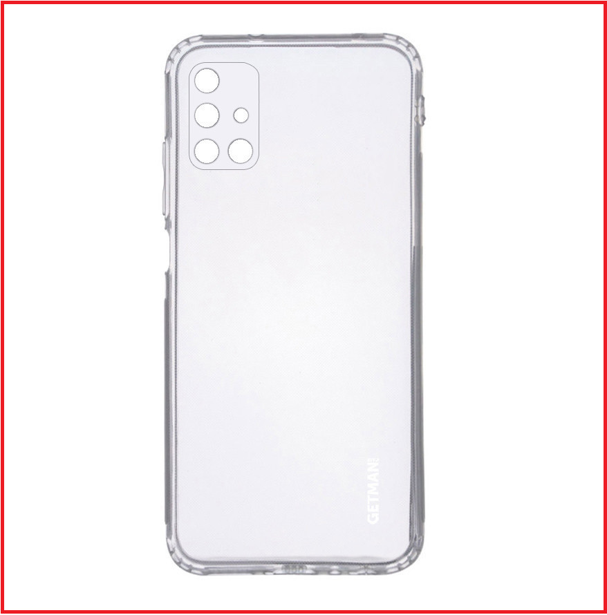 Чехол-накладка для Samsung Galaxy M51 SM-M515 (силикон) прозрачный с защитой камеры