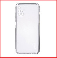 Чехол-накладка для Samsung Galaxy M51 SM-M515 (силикон) прозрачный с защитой камеры, фото 1