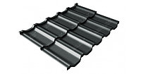 Модульная металлочерепица Kvinta Uno Rooftop Matte (Стальной Бархат) RAL7016