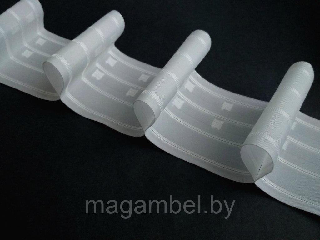 Плотная лента для штор и тюли 10 см(трубочка 10 см)