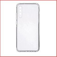Чехол-накладка для Samsung Galaxy A70 SM-A705 (силикон) прозрачный с защитой камеры